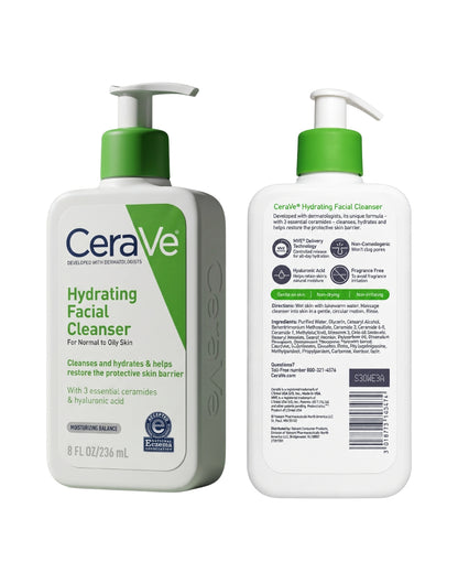 CeraVe Hydrating Cleanser & Moisturizing Lotion Bundle