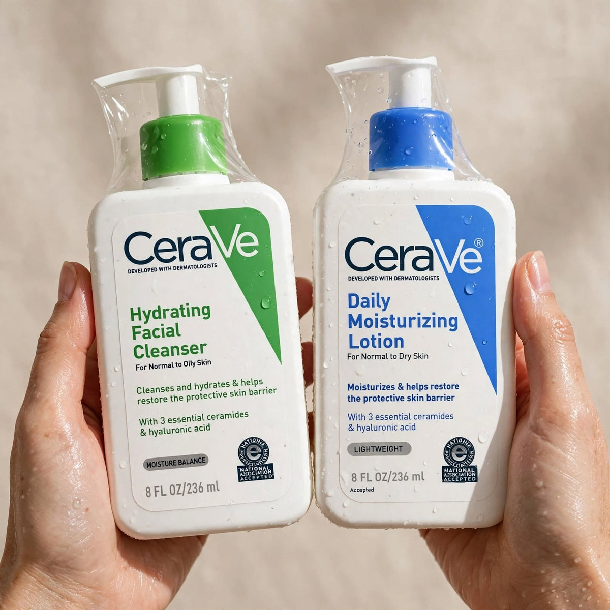 CeraVe Hydrating Cleanser & Moisturizing Lotion Bundle
